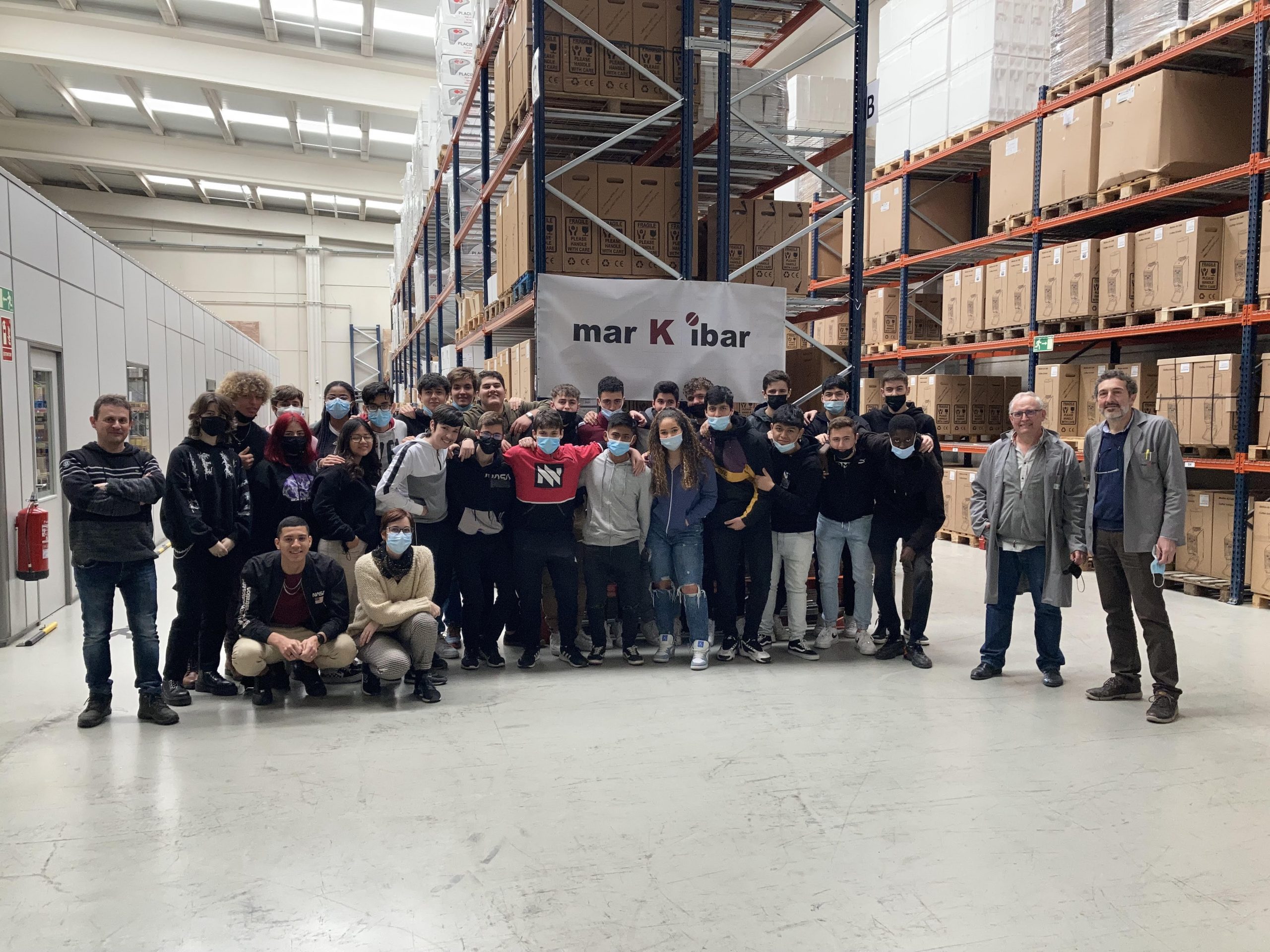 Visita de de alumnos IES Navarro Villoslada 2022 a las instalaciones de Markibar