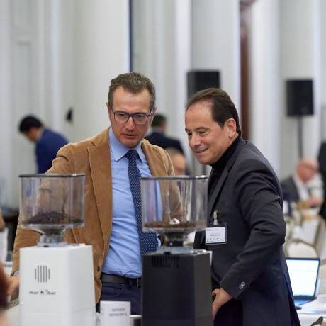 foto en el European Coffee Symposium 2022