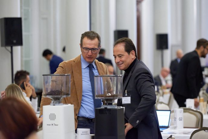 foto en el European Coffee Symposium 2022